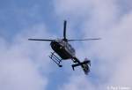 Ein Hubschrauber der Bundespolizei im Einsatz oder besser: bei der Steuergeldvernichtung. Am 13. Juni 2008 ber Stralsund.

