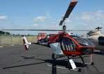 CoAX 2 D der Fa. Aerotec, D-MULH (durch nur 450 kg Abfluggewicht als UL zugelassen),
Coaxales Rotorsystem (ohne Heckrotor), 125 PS Kolbentriebwek, Nörvenich 13.06.2015