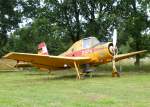 Z-37 A Cmelak auf dem Gelnde des Agrarhistorischen Museums auf dem Pingelhof in Alt-Damerow bei Parchim am 11.07.09