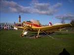26.11.2013 - Z-37 ausgestellt am Flugplatz Anklam / MV
