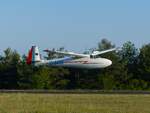 Schleicher KA-6, D-9408 vor der Landung in Hammelburg (EDFJ) am 10.7.2026