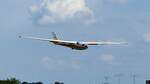 SZD 24-4 Foka 4, D-2232 im Endanflug auf die Piste 24 in Gera (EDAJ) am 21.8.2022