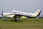 Beech A23A Musketeer D-ETCJ, taxy at Wershofen - 07.09.2014
