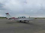 Beech B 36 TC Bonanza, N449LL auf dem Vorfeld in Gera (EDAJ) am 22.5.2020