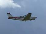 Beech B 36 TC Bonanza, N449LL ist gestartet in Gera (EDAJ) Richtung Moosburg am 24.5.2020