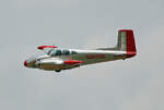 Private Beechcraft B-50 Twin Bonanza, N3670B,  Flugplatz Bienenfarm, 01.07.2023