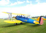 Private A75N1 Boeing Stearman, N178MD, Flugplatz Bienenfarm, 08.08.2025
