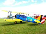 Private PT-17 Kaydet Boeing Stearman, N5345N, Flugplatz Bienenfarm, 08.08.2025