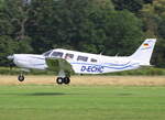 Private Piper PA-32R-301 Sratoga SP, D-ECHC, Flugplatz Bienenfarm, 09.08.2025