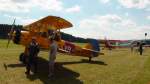 Doppeldecker Boeing-Stearman beim Flugtag in Breitscheid 2010