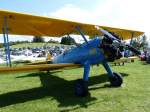 Boeing Stearman PT17 (A75N1) beim Flugplatzfest auf dem Bohlhof (6.9.10).
