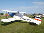 Private Bcker Bu-131 Jungmann (Replica), D-MMWO, Flugplatz Bienenfarm, 09.08.2025