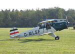 Private B&F Technik FK-131  Bcker Jungmann (Replica), D-MLSF, Flugplatz Bienenfarm, 09.08.2025