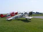 OE-APY, Bücker Bü-131 Jungmann, Flugplatz Gera (EDAJ), 4.7.2015