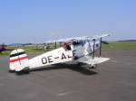 OE-ALF, Bücker Bü-131 Jungmann, Flugplatz Gera (EDAJ), 4.7.2015