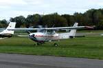 Cessna 150M, D-ENGI, Flugplatz Landshut (EDML), 22.10.2023