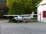 Cessna 152, D-EAEH, Flugplatz Lanshut (EDML), 22.10.2023