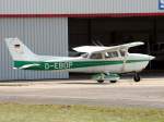 Cessna 172 D-EBOP am 02.08.2009 auf dem Flugplatz Strausberg