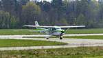 Cessna 172M Skyhawk, D-EREE gelandet in Landshut (EDML) 