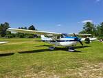 Cessna 172N Skyhawk II, D-EFHO, Flugplatz Moosburg auf der Kippe (EDPI), 27.5.2023