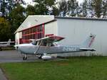 Cessna 172R Skyhawk, D-EWAA, Flugplatz Landshut (EDML), 22.10.2023