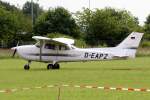 PanoramaFlug Cessna 172R Skyhawk D-EAPZ Flugwerft Oberschleiheim 09.07.2011