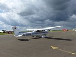 Cessna 172M Skyhawk, D-EDSK, Flugplatz Gera (EDAJ), 3.7.2016