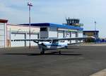 Cessna 177 Cardinal RG, D-EPIP auf dem Flugplatz Gera (EDAJ) am 10.5.2018