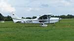 Cessna 182 Skylane, D-ECRS, Flugplatz Gera (EDAJ), 26.8.2023