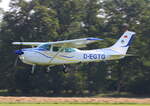 Private Cessna 182 Skylane RG, D-EGTG, Flugplatz Bienenfarm, 09.08.2025