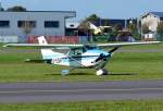 Reims-Cessna F 182 Q Skylane, D-EGWF in Koblenz-Winningen - 17.09.2014
