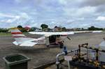 Cessna 206 Stationair, PZ-TVU, GUM Air, Zorg en Hoop Airport Paramaribo (ORG), 26.5.2017