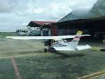 Cessna 206 Stationair, PZ-TVU, GUM AIR, Zorg en Hoop Airport Paramaribo (ORG), 26.5.2017