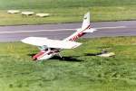 Cessna 150 nach Bruchlandung. 