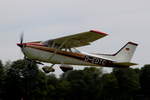 Cessna F172M vom LSV Detmold, D-EDTC. Tag der offenen Tür in Ailertchen (EDGA), 09.06.2019.