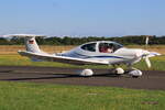 Privat, D-EKKL, Diamond DA-40 Diamond Star, S/N: 70072. Bonn-Hangelar (EDKB) am 26.08.2023.