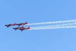 Die Royal Jordan Falcons mit ihren EXTRA 330LX  bei der Flugplatz Kerb 2026 in Gelnhausen (EDFG) 