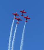 Die Royal Jordan Falcons mit ihren EXTRA 330LX , das Highlight der Flugplatzkerb Gelnhausen (EDFG) 2026