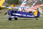 Private, D-EMIL, Focke-Wulf, FW44J Stieglitz, 06.09.2009, EDST, Hahnweide, Germany     
