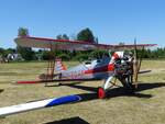 Focke-Wulf FW-44 Stieglitz, D-EQAX, Flugplatz Moosburg auf der Kippe (EDPI), 23.5.2026