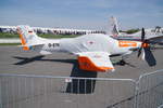 D-ETPG. Grob G120TP. Ein zweisitziges Kunstflugtaugliches einmotoriges Flugzeug der Grob Aircraft AG. Vmin 107km/h. Vmax 435km/h. Foto: ILA 2018