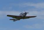Piaggio FWP 149D, D-EDPO ist gestartet zum Wettbewerb bei der Vintage Aerobatic World Championship  in Gera (EDAJ) am 17.8.2019