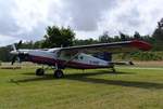  Pilatus Porter PC-6/B2-H4, D-FAXI von SKY DIVE LEIPZIG auf dem Flugplatz Roitzschjora (EDAW) am 15.7.2017