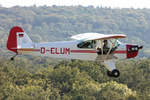 Private, D-ELUM, Piper, J-3C-65 Cub, 13.09.2019, EDST, Hahnweide, Germany      