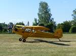 Piper J3C65 Cub, NC98050, Flugplatz Moosburg auf der Kippe (EDPI), 23.5.2026