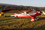 Private, HB-OAG, Piper, L-4H Cub, 15.09.2019, EDST, Hahnweide, Germany            