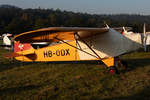 Private, HB-ODX, Piper, L-4J Cub, 15.09.2019, EDST, Hahnweide, Germany        