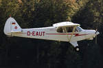 Private, D-EAUT, Piper, PA-18-150 Super Cub, 13.09.2019, EDST, Hahnweide, Germany        