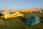 Private, D-EINZ, Piper, PA-18 150 Super Cub, 15.09.2019, EDST, Hahnweide, Germany        