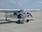 Piper PA-18 (L-21B) Super Cub D-EOAR  am 22.06.19 auf dem Flughafen Erfurt-Weimar